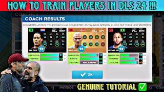 HOW TO MAX PLAYERS IN DLS 24  DLS 24 PLAYERS MAXING  GENUINE TUTORIAL 