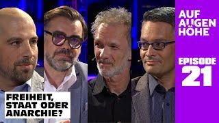 FREIHEIT, STAAT ODER ANARCHIE? mit Manuel Maggio, Tom Lausen, Sven Böttcher und Peter Müller