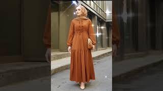فساتين محجبة أنيقة#أناقة و جمال