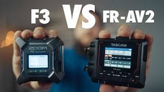 Audio Recorder BATTLE: Zoom F3 vs Tascam FR-AV2!