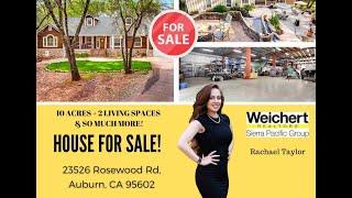 For Sale: 23526 Rosewood Rd, Auburn, CA 95602