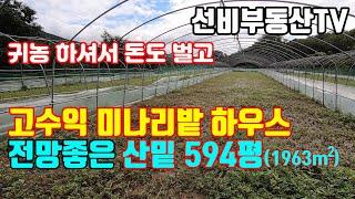 청도토지(123) 한재미나리밭매매 선비부동산055-354-8757 귀농하실분 전망좋은산밑에토지 계획관리지역토지 전원주택지 농막설치가능 청도땅매매