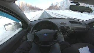 2013 LADA Kalina Универсал 1.6L (82) POV TEST DRIVE