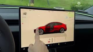 Model 3 Highland T9 9.6-inch The most perfect side warning integrated instrument screen#tesla