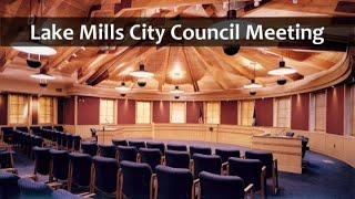 Lake Mills City Council Meeting - August 20th, 2024