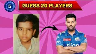 Guess the Cricket Players by Their Child Hood Pics | Cricket Quiz 2024 | Cricket Questions