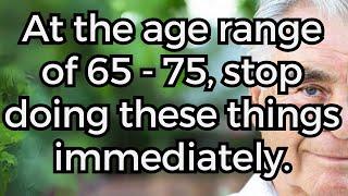 Why Do Many Elderly People Not Live Past 75 The Action That Determines Their Fate