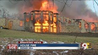 Crews investigate fire at luxury home in Indian Hill