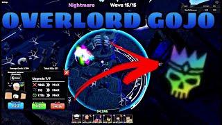 Overlord Gojo Showcase in Anime Last Stand