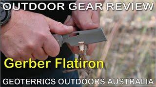 Gerber Flatiron cleaver from Anaconda - Gear Review by Ralph Schwarz - Geoterrics Outdoors Australia