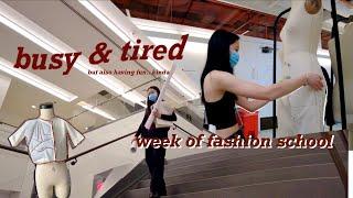 a productive week of fashion school | NYC fashion student, Parsons art school vlog