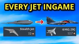 I GOT 1 KILL WITH EVERY JET INGAME (from low tier to Top tier Germany)