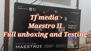 TJ media Maestro II Full Testing and Unboxing