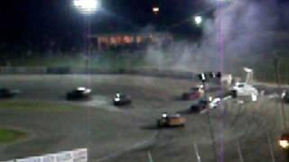 Wisconsin International Raceway Late Model Crash