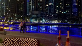 Dubai Marina at night feb 24