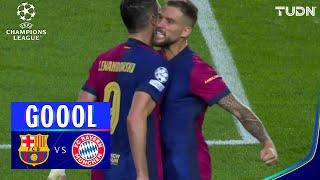 ¡GOOL de Lewandowsky! LEY DEL EX | Barcelona 2-1 Bayern | UEFA Champions League 24/25 | TUDN