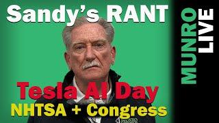 Sandy's Rant: Tesla AI Day + NHTSA & Congress