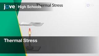 Thermal Stress | Physics | Video Textbooks - Preview