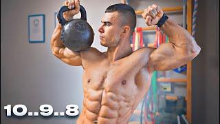 Best KETTLEBELL Workout for the FULL BODY. Minotaur Complex