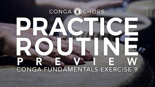 Conga Lesson: Conga Fundamentals Practice Routine Preview ///Conga Chops///