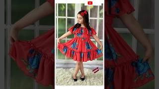 Fabulous Baby Girl Frill Style Frock Designs 2024!! kids Frill Frock Designs!! Frock Designs!!