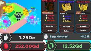 New Heaven Island | New 4x Egg Hatch | Tapping Legends X