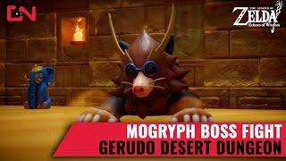 How to defeat Mogryph Boss in Zelda: Echoes of Wisdom Gerudo Desert Dungeon.