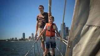 Sailing in New York City Harbor