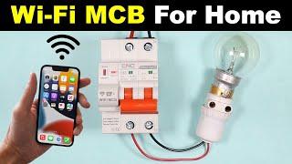 Wi-Fi Smart Circuit Breaker MCB for Home that can control by Alexa and Google assistant