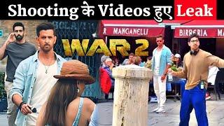 War 2 Shooting Leaked Hrithik Roshan Very Stylish Look With Walk On International Street