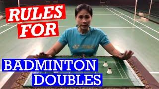 RULES FOR PLAYING BADMINTON DOUBLES- Avoid penalties by knowing the rules of the game #badminton