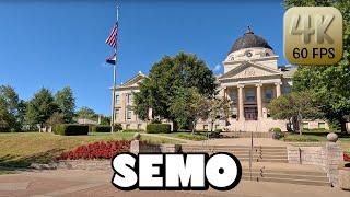 Driving Around Southeast Missouri State University Campus in 4k Video