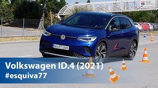 Volkswagen ID.4 (2021) - Maniobra de esquiva (Moose test) y eslalon | km77.com