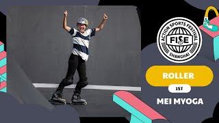 Mei MYOGA - 1st Place Women World Skate Roller Freestyle Park World Cup