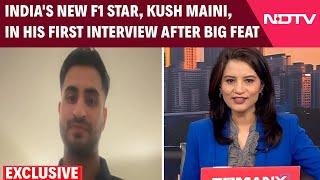 Kush Maini NDTV Exclusive | Kush Maini, India's New F1 Star, In His First Interview After Big Feat