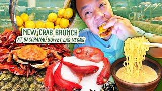 “Crab Brunch” at the LARGEST Buffet in Las Vegas! NEW ITEMS at the Bacchanal Buffet