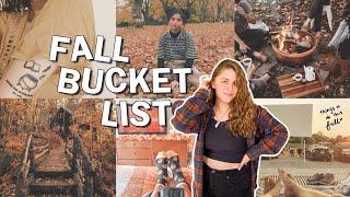 My Fall Bucket List!  Things to do This Fall! | vlogtober day 1