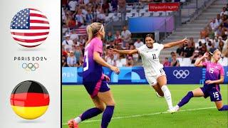 USA vs Germany | Extended Highlights | Paris 2024