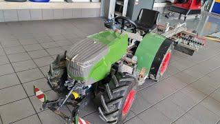 Fendt 1050 Vario Elektro Eigenbau bei der Rasenpflege