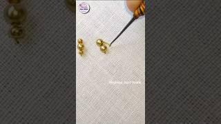 Easy Buttas Stitch | No End Knot | Shobika Aari Work Tamil Class