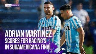  Adrian Martinez scores Racing's Second Goal in the Sudamericana final 