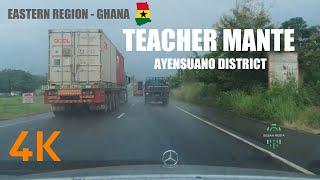 Teacher Mante Road Drive from Amanase Asuboi Eastern Region Ghana 4K UHD