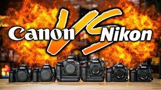 Canon VS Nikon Which To Buy: The ULTIMATE Battle