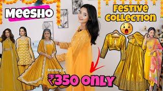 Meesho Trendy Festive Collections|Starting at ₹350 only| Navratri day1 #meeshoethnicwear #meesho