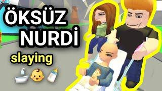 Veledler Roblox'da Nurdiyi kaçırıp evlat ediniyor ️// Roblox: Adopt Me