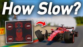 How Slow Is A 100% Damaged F1 24 Car..?