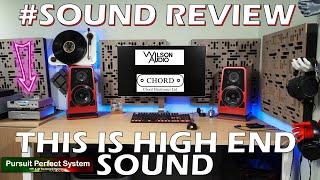 This is High End Sound Chord Electronics Hugo TT2 & TToby Wilson Audio TuneTot Speakers #SOUNDREVIEW