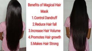 Magical Hair Mask For Dandruff/Hair Fall/Hair Growth | Rupsha Das