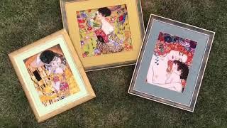 RIOLIS cross stitch kits review. Gustav Klimt's Paintings