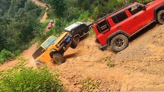 Extreme Off-road: Ford Bronco  Raptor v Jeep Wrangler v Tank 330 v Tank 500 v Nissan Patrol